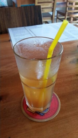 Lime & Ginger Iced Tea at Simple Things in Kampot