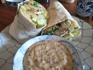 Tofu wrap at Simple Things in Kampot