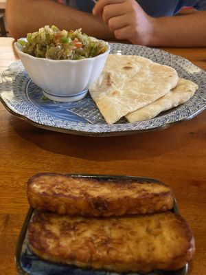 Tempeh on the side at Simple Things in Kampot