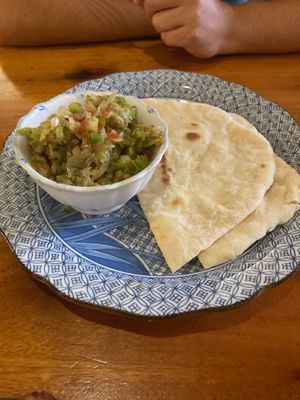 Eggplant caviar at Simple Things in Kampot
