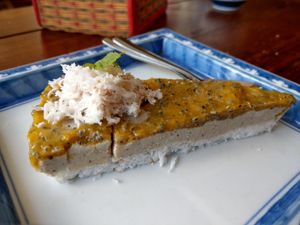 Vegan cheese cake at Simple Things in Kampot