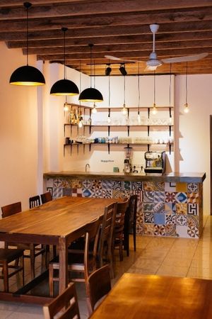 Big table in Simple Things at Simple Things in Kampot