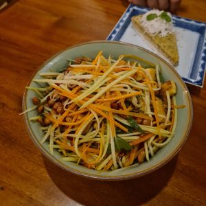 Mango Salad with Tofu at Simple Things in Kampot