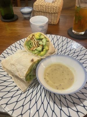 Tofu wrap (vegan)  at Simple Things in Kampot