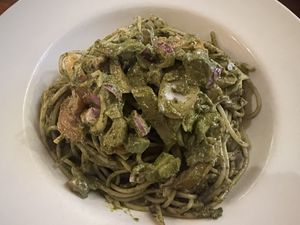 Pesto pasta   at Simple Things in Kampot