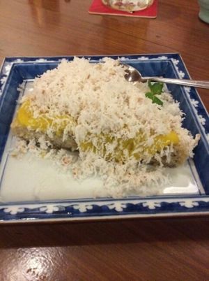 raw cheese cake - yummy! at Simple Things in Kampot