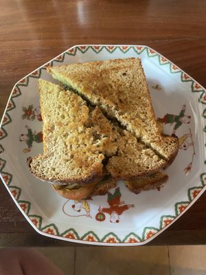 eggplant sandwich   at Simple Things in Kampot