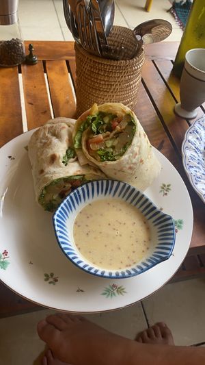 Crispy Tofu Wrap   at Simple Things in Kampot