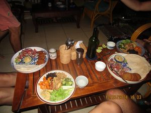 Dali Bowl and Falafel Plate   at Simple Things in Kampot