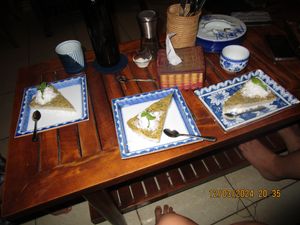 Raw cheesecake - It comes frozen!    at Simple Things in Kampot