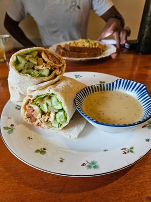 Tofu wrap at Simple Things in Kampot