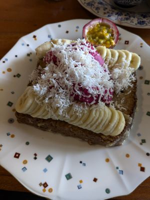 Fruity French Toast at Simple Things in Kampot