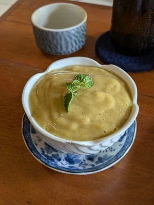 Basil Seed Pudding at Simple Things in Kampot