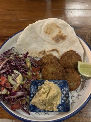 Falafel plate   at Simple Things in Kampot