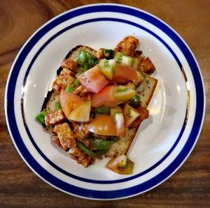 scrambled tempe at Simple Things in Kampot