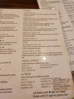 Menu 3 at Simple Things in Kampot