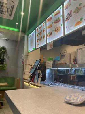 Menu and ordering at Vegan Love in Budapest