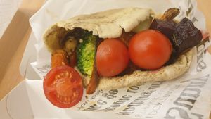 Gyros at Vegan Love in Budapest