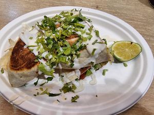 Burrito at Vegan Love in Budapest