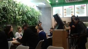 A picture of the place itself at Vegan Love in Budapest