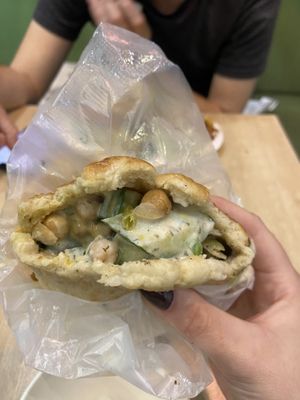 Gyros pitta   at Vegan Love in Budapest