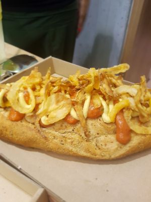 hotdog  at Vegan Love in Budapest