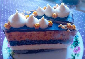 The very best Snickers cake of my life. Amazing at Vegan Love in Budapest