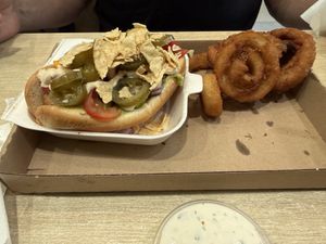 Mexican Hot Dog  at Vegan Love in Budapest