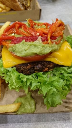 Delish Mexican Burger  at Vegan Love in Budapest