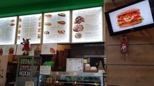 Inside at Vegan Love in Budapest