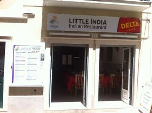 Main entrance of little india at Little India in Nazare