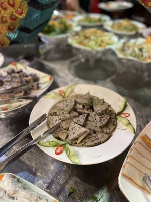Beef vegan   at An Lac Chay - Hoan Kiem in Hanoi