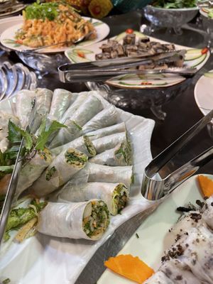 Spring rolls   at An Lac Chay - Hoan Kiem in Hanoi