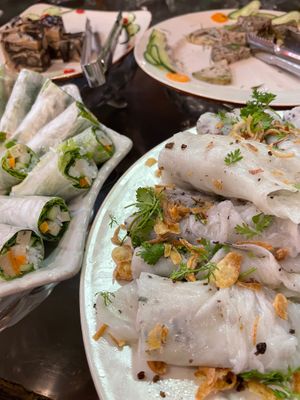 Banh cuon at An Lac Chay - Hoan Kiem in Hanoi