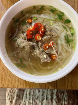 Pho! Best   at An Lac Chay - Hoan Kiem in Hanoi