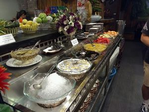dessert table at An Lac Chay - Hoan Kiem in Hanoi