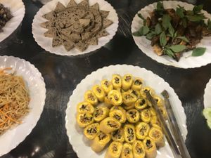 Some of their starters  at An Lac Chay - Hoan Kiem in Hanoi