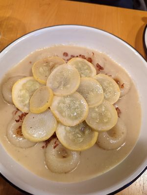 Delicate Potato dumplings like you have never had! at Apteka in Pittsburgh