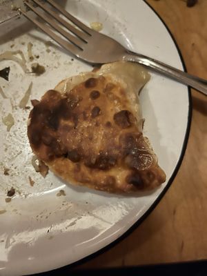 Smazone Pierogi (forgot to take pic before I started eating)  at Apteka in Pittsburgh