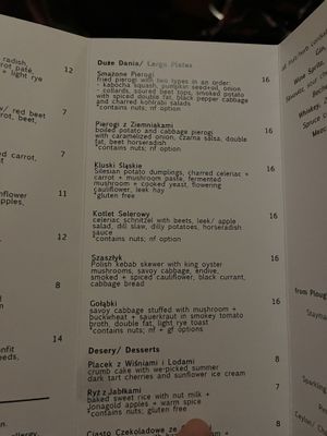 Menu p2  at Apteka in Pittsburgh