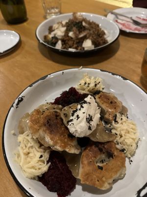 Perogi  at Apteka in Pittsburgh