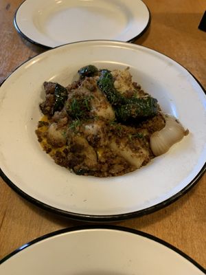 Potato dumpling small plate   at Apteka in Pittsburgh