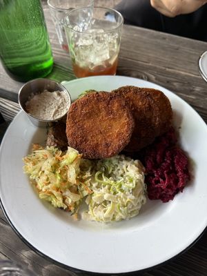 schnitzel  at Apteka in Pittsburgh
