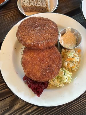 Celeraic Schnitzel.  at Apteka in Pittsburgh