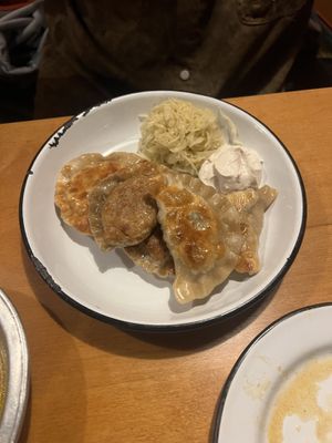 pierogi  at Apteka in Pittsburgh