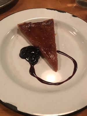 Apple tart at Apteka in Pittsburgh