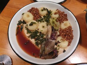 Potato dumplings at Apteka in Pittsburgh