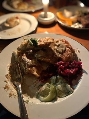 Smoked cabbage pierogis looked too good that I forgot to take a picture before I started eating at Apteka in Pittsburgh