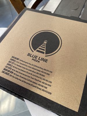So many locations in the Bay Area.  at Blue Line Pizza in Burlingame