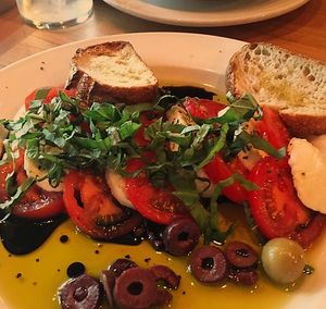 Caprese at Blue Line Pizza in Burlingame